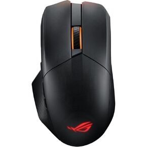ASUS ROG Spatha X Wireless Gaming Mouse (Magnetic Charging Stand, 12 Programmable Buttons, 19,000 DPI, Push-fit Hot Swap Switch Sockets, ROG Micro Switches&Paracord and Aura RGB lighting),Black
