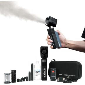 PMI SmokeNINJA PRO Portable Fog Machine, 3 units Kits with 1500W Output, 3 Minutes Single Burst Output 3x Faster Recovery USB-C Control for Photography, Outdoor Events, Parties, Halloween(TRIDENT KIT)