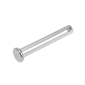 Clevis Pins (8mmx60mm) 1Pcs, Single Hole Flat Head 304 Stainless Steel Fastener Pin - for Metal Devices, Furniture Installation, Industrial, DIY