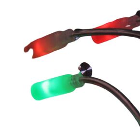 SSMS LED Eurorack Patch Cables - 24" (60 cm) 3 Pack, Red/Green LEDs