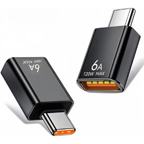 USB 3.0 Type-C to USB Adapter, One Second Conversion, Plug and Play, Black