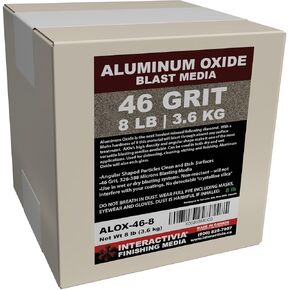 #120 Aluminum Oxide - 8 LBS - Fine Sand Blasting Abrasive Media for Blasting Cabinet and Blasting Guns.
