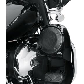 1 Pair 6.5" Saddlebag Lid Speaker Grill Cover Fits for 1983-2023 Harley Touring Road King Road Glide Street Glide Electra Glide Ultra Limited (Black)