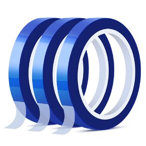 10 Rolls Sublimation Tape Heat Transfer Tape, 10mm × 30m (98ft) Heat Tape High Temperature Resistant Tape, Heat Transfer Tape for Sublimation Press Electronic Soldering Insulation, No Residue