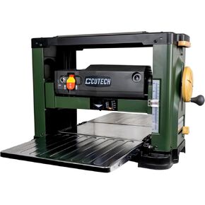 40800H 13-Inch Spiral Cutterhead Benchtop Planer with 26 Tungsten Carbide Inserts, 2-Speed Feed Rate, Snipe Minimizer, and Board Return Rollers (13-Inch 2-Speed (Rifle Green))