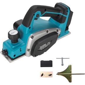 Cordless Electric Hand Planer Compatible with Makita 18V Battery,Tool Only-Brushless Motor 3-1/4-Inch Powerful Electric Hand Planer for Wood