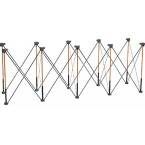 BORA Centipede CT6 36 inch Tall Portable Folding Workstand with Carry Strap, Collapsible Workbench, Construction table, Support, Sawhorse, 2Ft X 4Ft, 36 inch work height, 2,500lb weight capacity