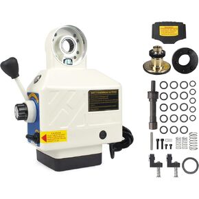 RATTMMOTOR JN400S Power Feed Y-Axis 650 in-lb Torque, 0-200RPM, 110V Milling Table Power Feed for Bridgeport and Some Knee Type Milling Machine (Y-Axis)