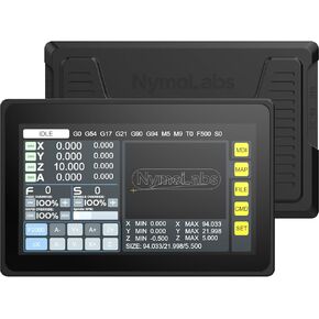 4 AXIS USB CNC Offline Controller, Offline GRBL Control Module with 7inch IPS Touch Screen for grbl firmware CH340 chip 3018/3030/4030/4040/5040/6040/6050 CNC Router Machines