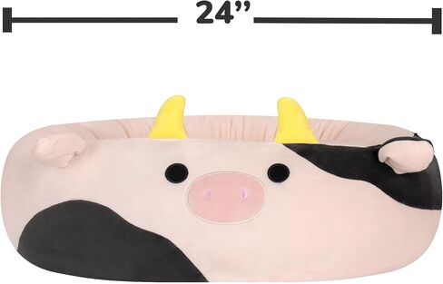 سرير Squishmallow الأصلي مقاس 24 بوصة للحيوانات الأليفة من نوع Winston The Owl - سرير متوسط ​​الحجم فائق النعومة من Jazwares الرسمي للحيوانات الأليفة من القطيفة in Saudi Arabia