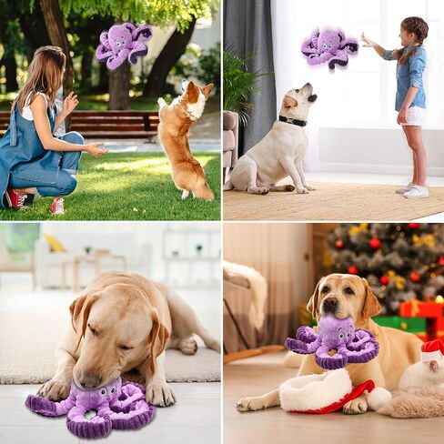 Dog Toys for Large Breed, Squeaky Funny Cute Interactive Medium & Small Dog Toys, Stuffed Plush Animals Puppy Toys, Dog Birthday for Dog Presents - Anteaters in Saudi Arabia