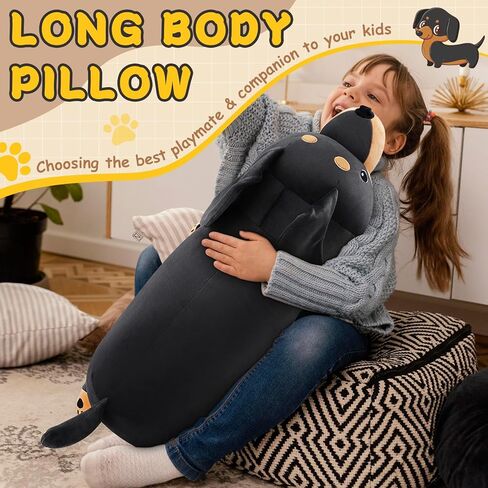 30'' Giant Foxy Plush Stuffed Animal- Fox Plush Pillow, Orange Fox Plushies, Large Sleeping Fox Plush Toy, Cute Hugging Plush Pillow, Room Decor Christmas Birthday Gifts for Kids Girls Boys in Kuwait