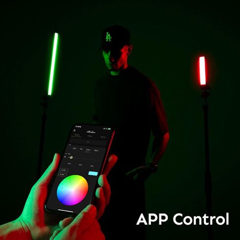 بليد 10 مصباح أنبوبي، RGB وثنائي اللون، بلوتوث، التحكم في التطبيقات، إضاءة محمولة للتصوير الفوتوغرافي، البث المباشر، مؤتمر الفيديو in Kuwait