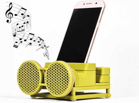 Sound Amplifier Stand Holder for Cell Phone, Emotional Mobile Phone Louder Sound Speaker (Matte Malt Clay) in Saudi Arabia