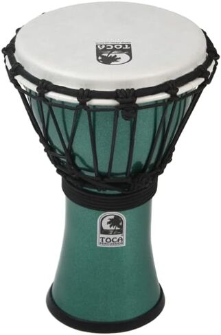 Toca TFCDJ-7MI Freestyle Colorsound 7-Inch Djembe - Metallic Indigo in Saudi Arabia