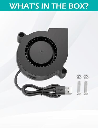 75mm x 30mm USB 5V Brushless Squirrel Cage Blower Fan Centrifugal for 3D Printer Mini Box Aquarium Equipment Cabinet Cooler in Saudi Arabia