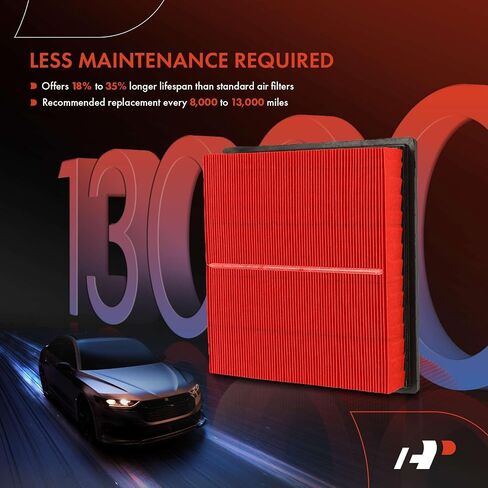 فلتر هواء للمحرك A-Premium متوافق مع موديلات Ford & Lincoln - F-150 (2009-2023)، Expedition (2007-2023)، F-250 F-350 F-450 F-550 Super Duty (2008-2016)، Navigator (2007-2023) in Saudi Arabia