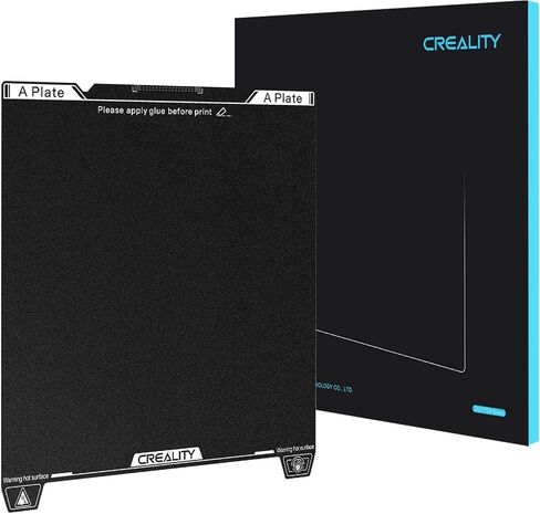 Creality Official K1C Build Plate, 235x235mm Smooth Surface PEI Sheet Magnetic Flexible Spring Steel Bed Plate for K1/K1C/Ender 3/3 V2/3 V3/3 V3 KE/3 V3 SE (Without Magnetic Base) in Saudi Arabia