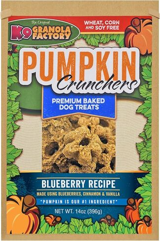 K9 Granola Factory Pumpkin Crunchers, Turkey N' Giblet Recipe Dog Treats 14oz in Kuwait