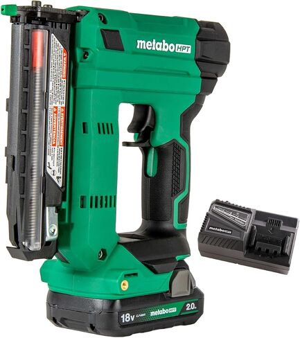 Metabo HPT 18V Multivolt Cordless 23 Gauge Pin Nailer Kit | يتضمن البطارية والشاحن | الزناد المزدوج لأقصى سلامة | قطعة أنف قطعة واحدة | قفل النار الجاف | NP1835DA in Saudi Arabia