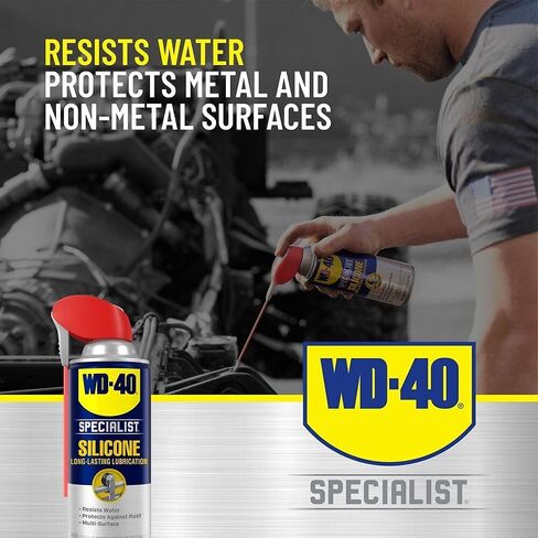 WD-40 Specialist Silicone Lubricant with SMART STRAW SPRAYS 2 WAYS, 11 OZ in Saudi Arabia