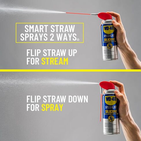 WD-40 Specialist Silicone Lubricant with SMART STRAW SPRAYS 2 WAYS, 11 OZ in Saudi Arabia