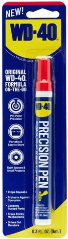 WD-40 Formula- Precision Pen أثناء التنقل ، تزييت مع دقة نقطة دقة ، تدفق محكم. محمول وسهل الاحتفاظ به وسهل التخزين ، مثالي للمساحات الصغيرة والجوارب ، 0.3 fl أوقية [3 حزمة] in Kuwait