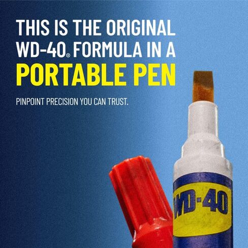 WD-40 Formula- Precision Pen أثناء التنقل ، تزييت مع دقة نقطة دقة ، تدفق محكم. محمول وسهل الاحتفاظ به وسهل التخزين ، مثالي للمساحات الصغيرة والجوارب ، 0.3 fl أوقية [3 حزمة] in Kuwait