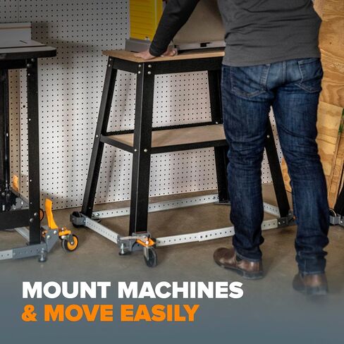 Bora Adjustable Universal Mobile Base Bora Portamate PM-1000. Move Your Heavy Tools and Equipment around Your Shop with Ease and Stability in Saudi Arabia