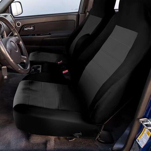 غطاء مقعد أمامي مقسم مخصص من SAPUBK بدون مسند للذراع بديل لـ 2004-2012 Chevy Colorado/GMC Canyon Pickup (60/40) in Saudi Arabia