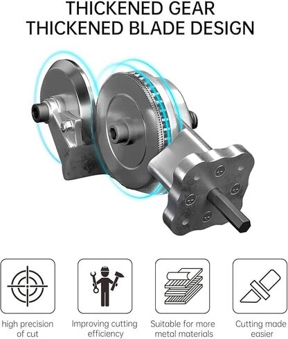 Metal Nibbler Drill Attachment - Electric Drill Shears Attachment Cutter Nibbler,Sheet Metal Cutter Tool Adapter Is Fit For Cutting Various Metals Materials Such As Aluminum, Iron. in Saudi Arabia