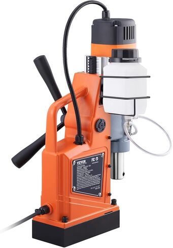 VEVOR Mag Drill Press, 1550W 2" Boring Diameter, 2922lbf Power Magnetic Drill, 500 PRM, 10-Speed, Electric Drilling Machine for Metal Surface, Industrial and Home Improvement in Saudi Arabia
