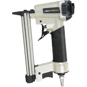 KEENTECH Pneumatic Staple Gun 21 Gauge, Air Upholstery Stapler with 3000pcs 1/2" Crown Staples 1/4"-5/8", Ready-to-Use Pneumatic Nail Gun Tool Set with Safety Trigger for Wood Furniture Fabric Leather