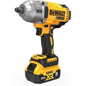 DEWALT 20V MAX Cordless Impact Wrench Kit, 20V MAX, 1/2" Hog Ring With 4-Mode Speed, Includes Battery, Charger and Kit Bag (DCF900P1)
