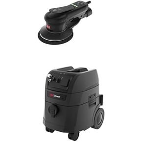 3M Xtract Random Random Sander ، ROS مريح وخفيف الوزن ، 88758 ، 5 بوصات ، فراغ مركزي ، 3/16 في المدار ، 110 فولت ، 350 واط ، تصنيع المعادن ، الأعمال الخشبية ، الأسود