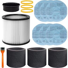 2 Pack Replacement Cartridge Filter Fit for shopvac 90304, 90350, 90333,903-04-00, 9030400,5 Gallon Up Wet/Dry Vacuum Cleaners