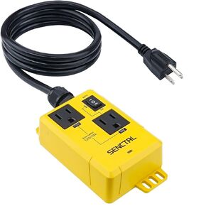 Automatic Vacuum Switch Allow Power Tool/Table Saw to Turn Vac Cleaner/Accessory On and Off Automatically, Load Sensing, On Delay Prevent Circuit Overload, Shop Dust Collector Off Delay