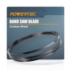 POWERTEC 59-1/2 Inch Bandsaw Blades, 3/8" x 18 TPI Band Saw Blades for WEN 3959, Sears Craftsman, Porter-Cable, Ryobi, Delta, B&D and Skil 9" Band Saw for Woodworking, 1 pack (13104)