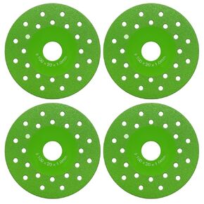 4Pcs Diamond Chamfered Saw Blades Rock Slab Grinding Disc for Angle Grinders Ceramic Discos para Cortar Grinding Cutting Piece 1mm for Tile Marble Glass Granite Ultra-Thin Saw Bladewheel