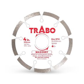 Trabo 7 بوصة الماسونية مجزأة شفرة رابط الماس حافة الماس لقطع الأسمنت ، والأرضيات ، والخرسانة مع حديد التسليح ، والحجر الطبيعي ، وأكثر من 7/8 بوصة الشجرة مع حلقة مخفض 5/8 بوصة