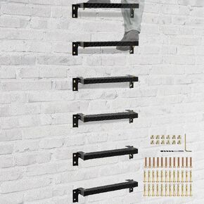 Window Well Egress Ladder, Adjustable Fire Emergency Escape Ladder for Home Safety, Heavy-Duty Wall Mounted Ladder, Window Basement Egress Ladder(5PCS, 600LBs Loading)