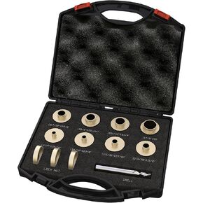 12 PCS Precision Router Tarter Guiding Guids Modeling Admins و 1/4 "Trouter Woodworking مع حافلة ، تناسب قواعد توجيه Cable Cable Sub