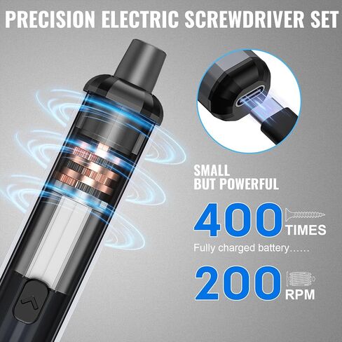 Mini Electric Screwdriver 3.7v ، مجموعة مفك البراغي اللاسلكي ، البراغي الكهربائية الدقيقة 72-in-1 بتات مغناطيسية ، مجموعة أدوات الإصلاح المحمولة القابلة لإعادة الشحن لأجهزة الكمبيوتر المحمولة الإلكترونيات ساعات in Kuwait