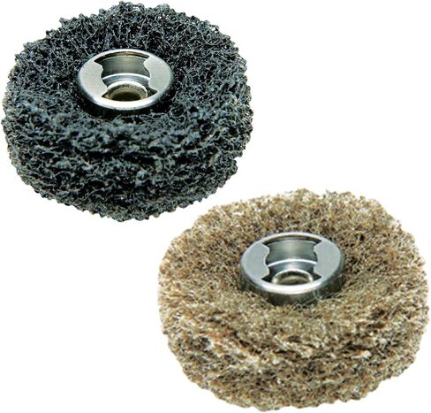 Dremel 511E EZ Lock Coarse Grit and Medium Grit Finishing Abrasive Buffs, 2-Pack in Saudi Arabia