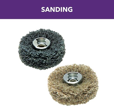 Dremel 511e EZ Lock Wort و Medile Grit Casting Cathavive Huffs ، 2 pack in Saudi Arabia