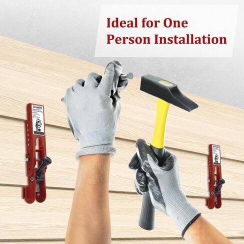 Siding Installation Tools, Siding Mounting Kit with Adjustable Reveals, Lap Siding Gauge Made of Polycarbonate Body (Red, 5/16 Inch) in Kuwait