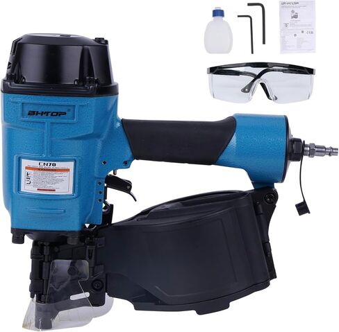 BHTOP Siding Nail Gun, 15-Degree Coil Siding Fencing Nailer, 1-1/2 inch to 2-1/2 Inch for Siding, Fiber Cement, Fencing, Cedar Shake in Saudi Arabia