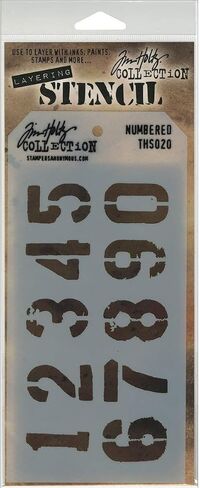 Stampers Anonymous Tim Holtz Layered Stencil, 4.125-Inch by 8.5-Inch, Woodgrain in Saudi Arabia