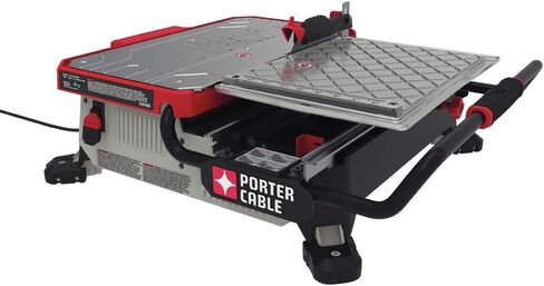 PORTER-CABLE Tile Saw, Wet Saw with 7-inch Cutting Capacity and On-Board Cutting Guide (PCE980) in Saudi Arabia