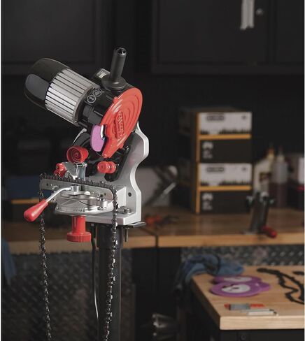 Oregon Professional Compact 120-Volt Bench Grinder, Universal Saw Chain Sharpener, for All Chainsaw Chains (410-120) in Saudi Arabia